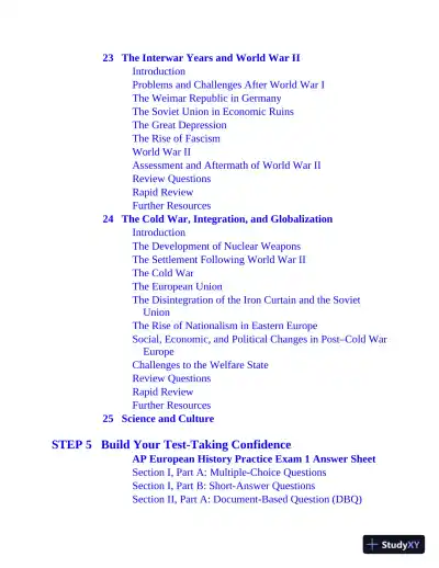 5 Steps to a 5: AP European History 2024 (2024) - Page 14 preview image
