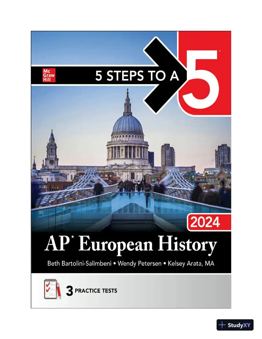 5 Steps to a 5: AP European History 2024 (2024), page 3