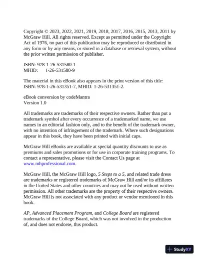 5 Steps to a 5: AP European History 2024 (2024) - Page 5 preview image