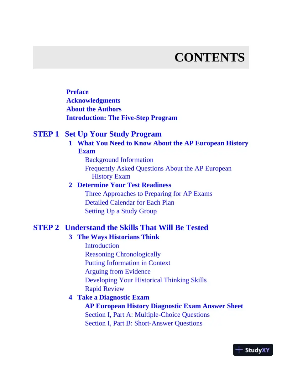 5 Steps to a 5: AP European History 2024 (2024), page 7