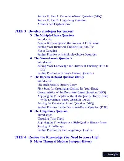 5 Steps to a 5: AP European History 2024 (2024) - Page 8 preview image
