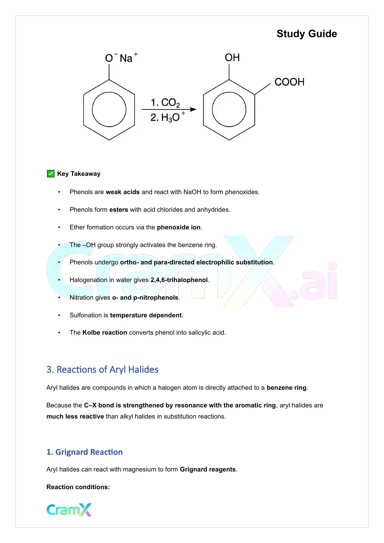 Organic Chemistry II - Summary of Reactions - Page 10 preview image