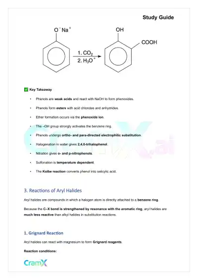 Organic Chemistry II - Summary of Reactions - Page 10 preview image