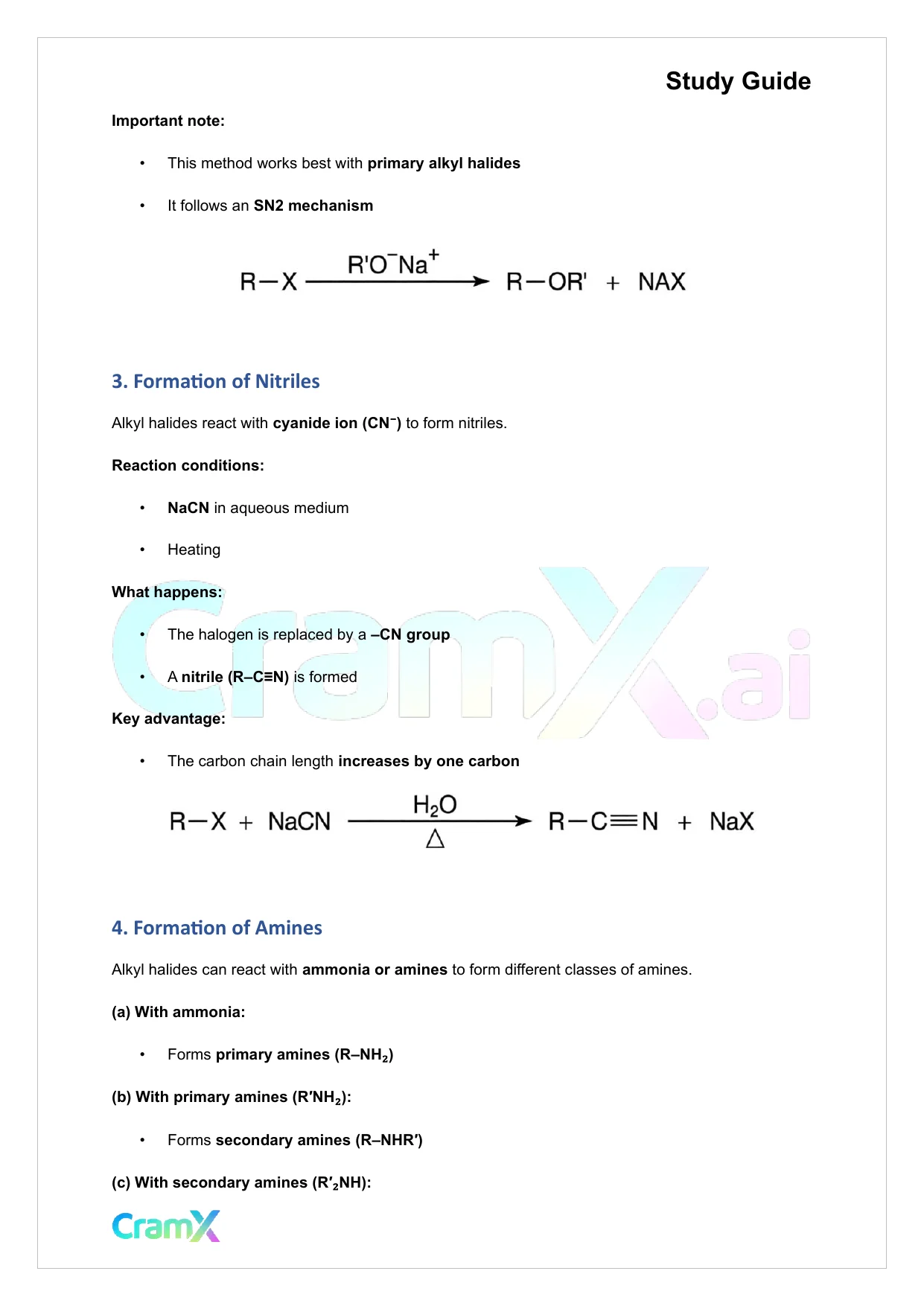 Organic Chemistry II - Summary of Reactions - Page 2 preview image