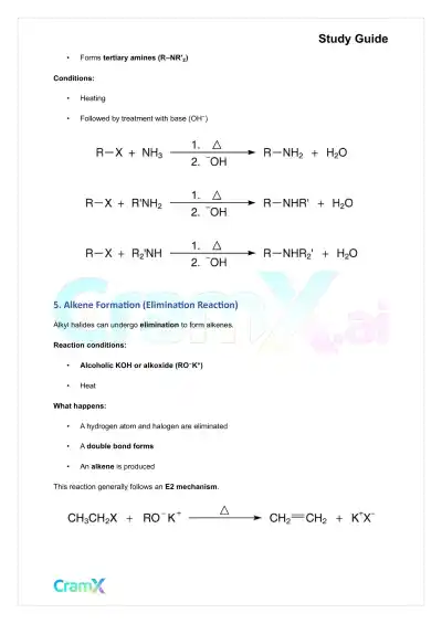 Organic Chemistry II - Summary of Reactions - Page 3 preview image