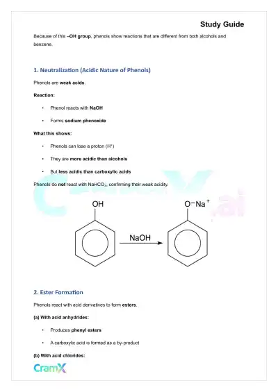 Organic Chemistry II - Summary of Reactions - Page 5 preview image