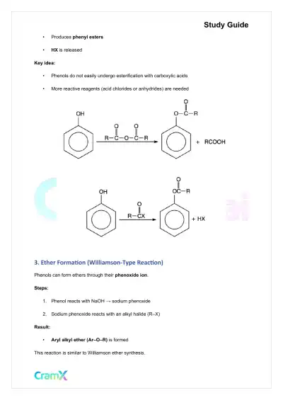 Organic Chemistry II - Summary of Reactions - Page 6 preview image