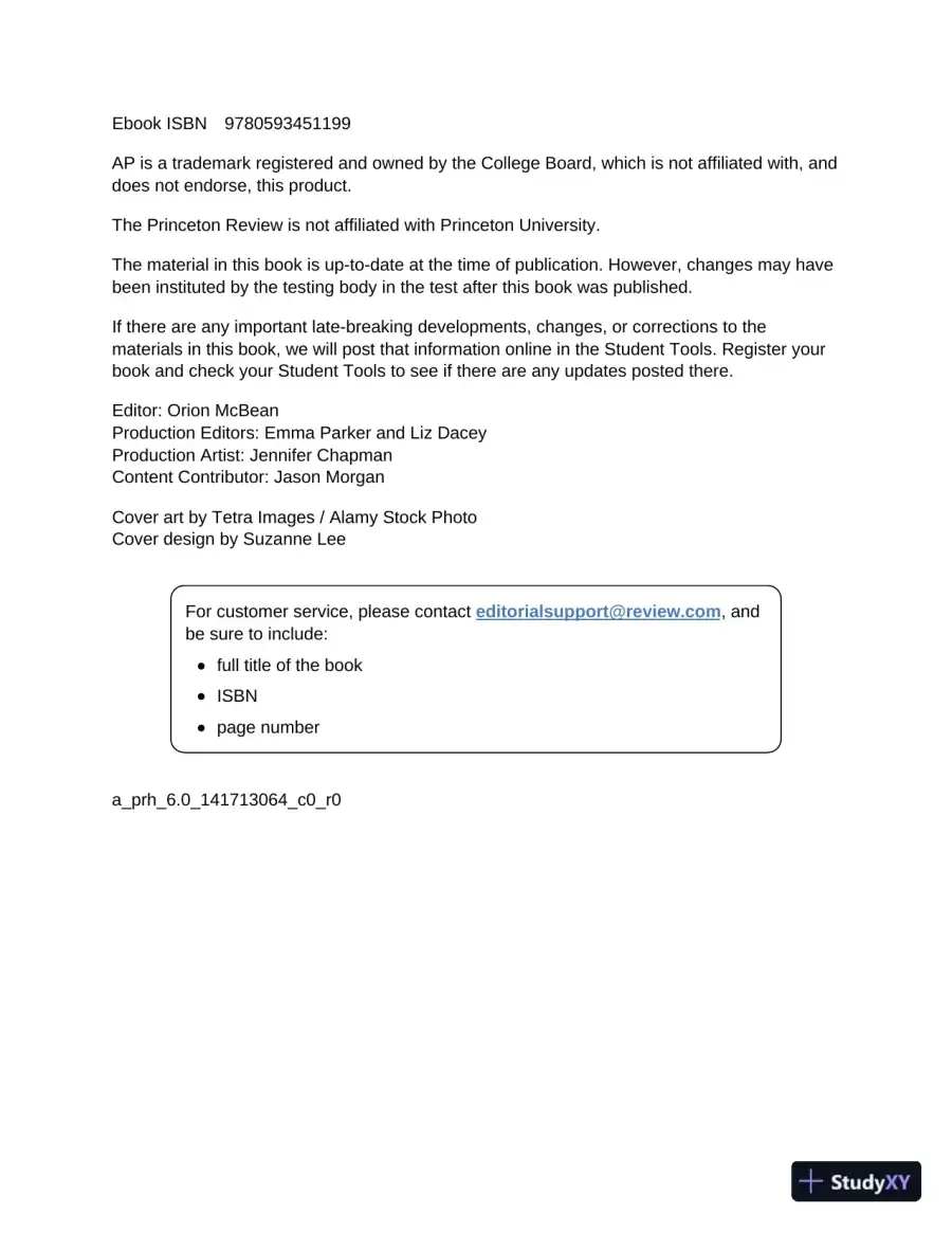 Princeton Review AP U.S. History Premium Prep, 2023: 6 Practice Tests + Complete Content Review (2022), page 5