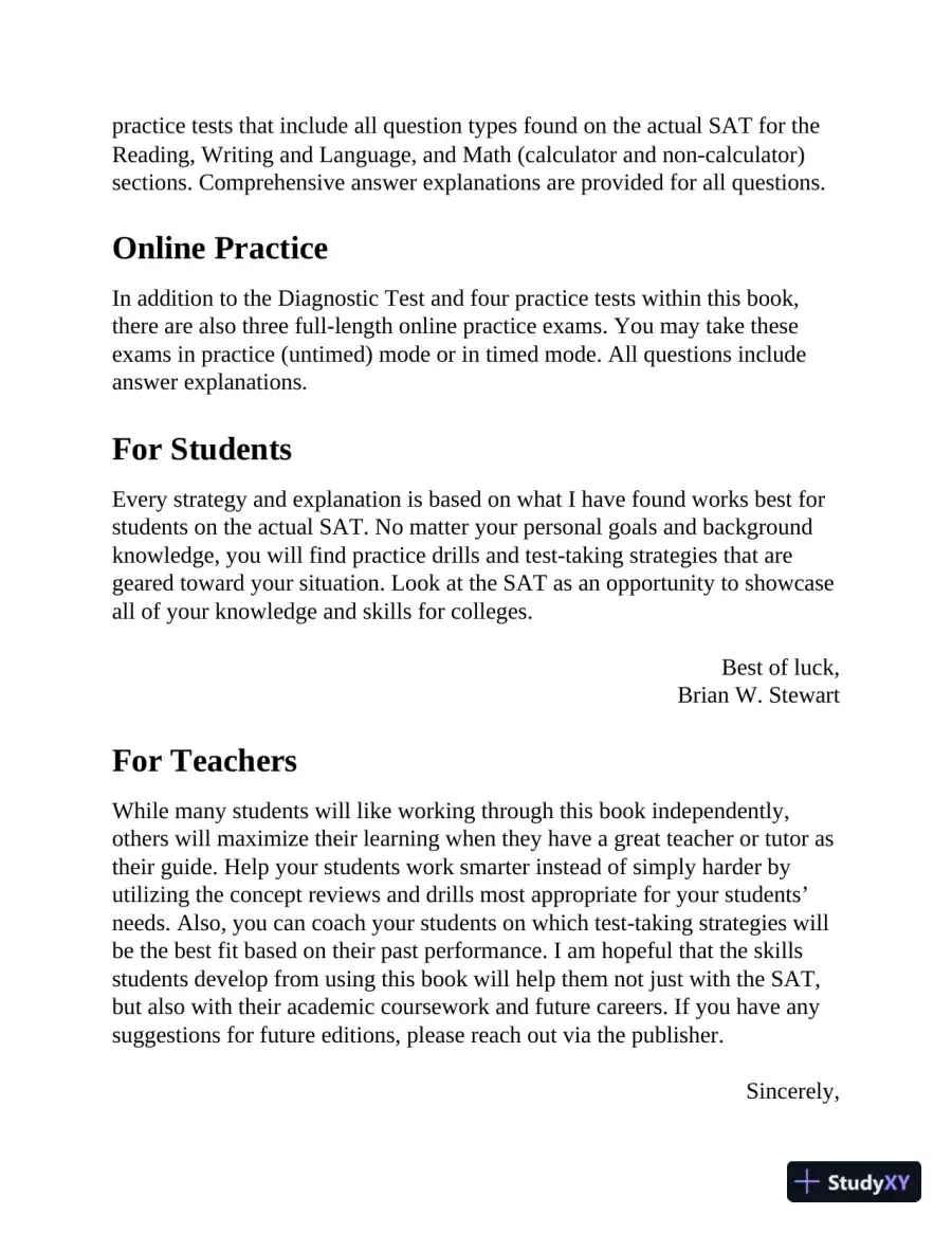 SAT Study Guide Premium, 2023: 8 Practice Tests + Comprehensive Review + Online Practice (2022), page 11