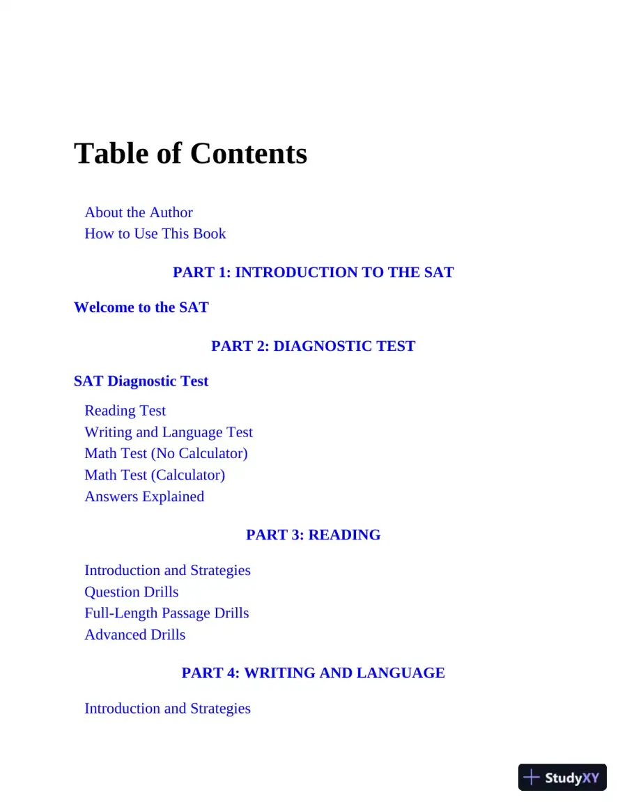 SAT Study Guide Premium, 2023: 8 Practice Tests + Comprehensive Review + Online Practice (2022), page 8