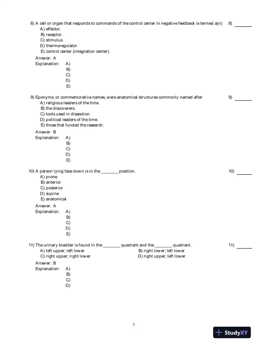 Visual Anatomy And Physiology, 2nd Edition Test Bank, page 4