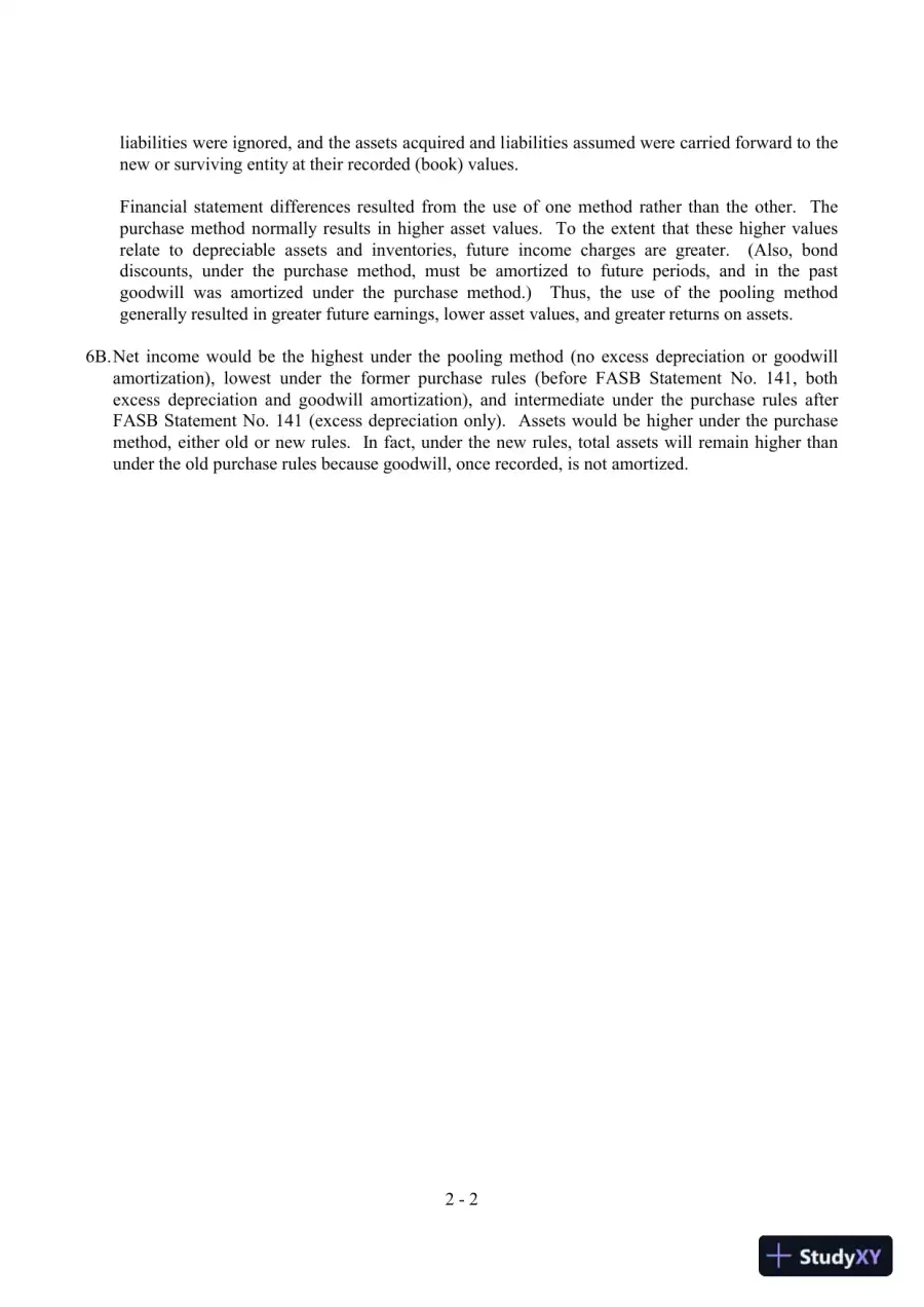 Solution Manual For Advanced Accounting, 3rd Edition(2002 Fasb Update), page 10