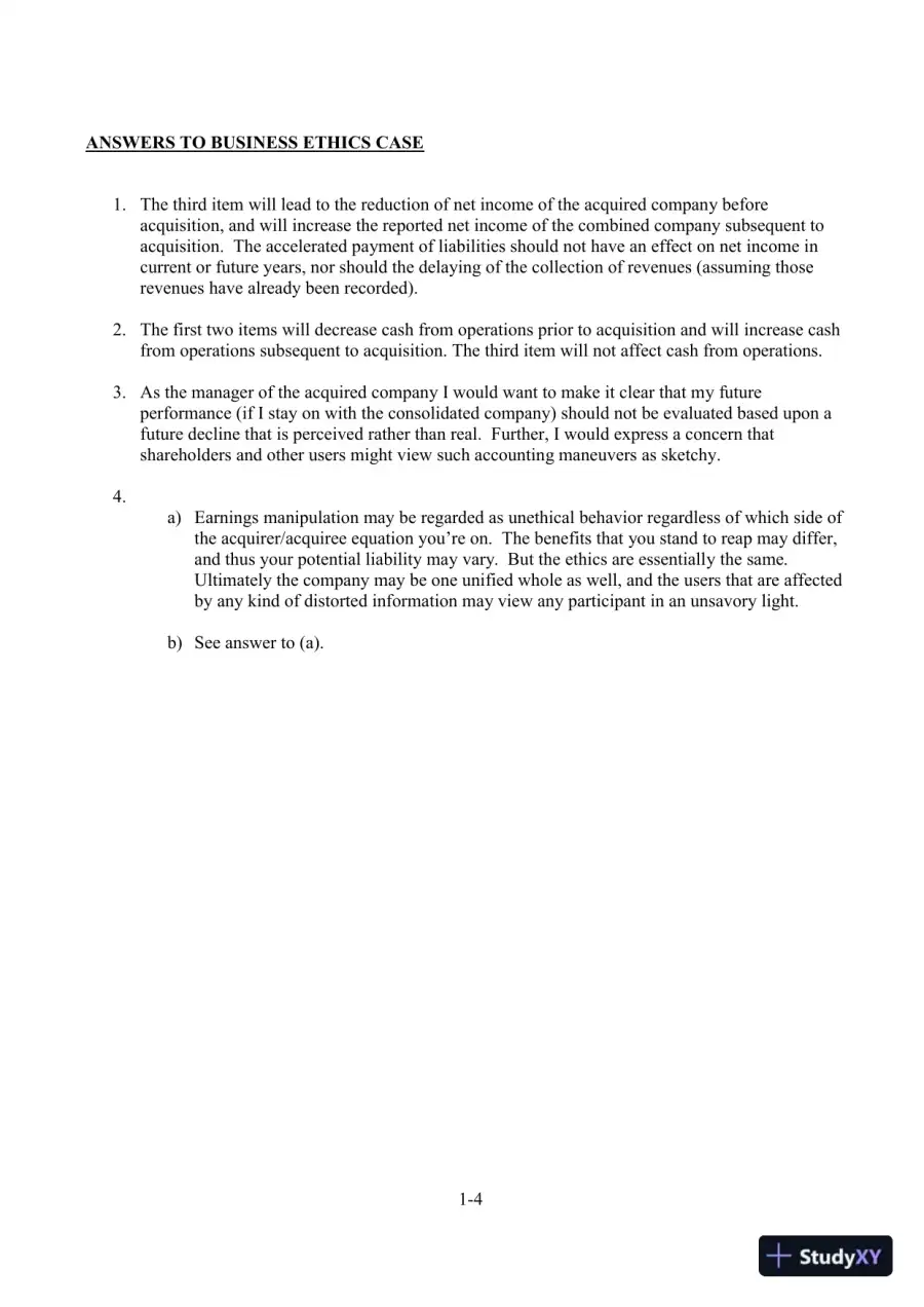 Solution Manual For Advanced Accounting, 3rd Edition(2002 Fasb Update), page 5
