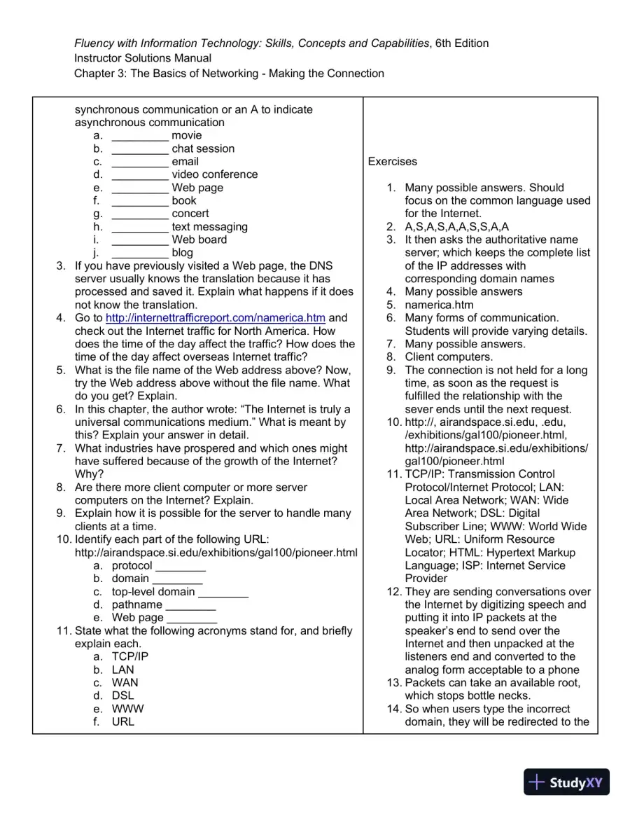 Solution Manual for Fluency With Information Technology, 6th Edition, page 11
