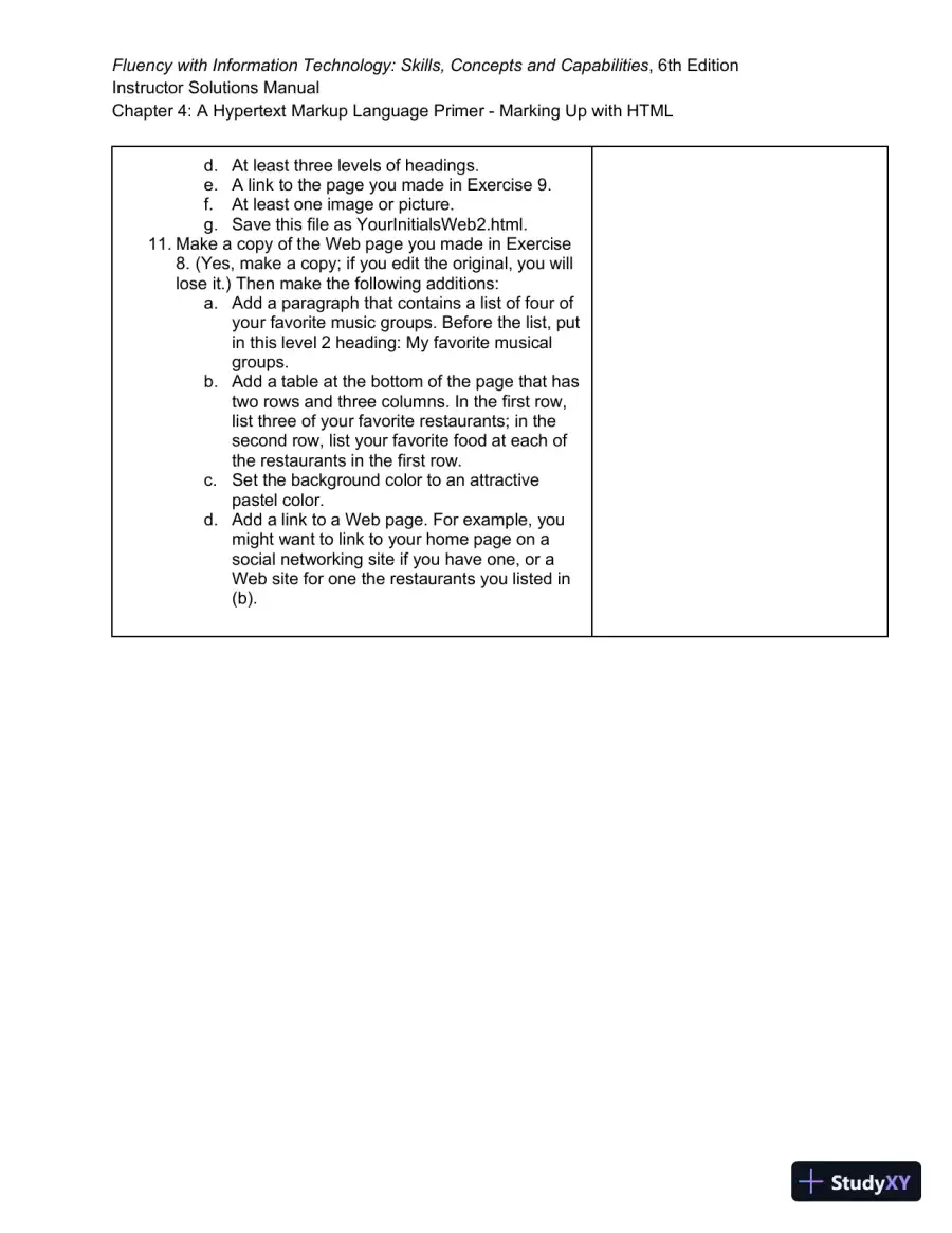 Solution Manual for Fluency With Information Technology, 6th Edition, page 16