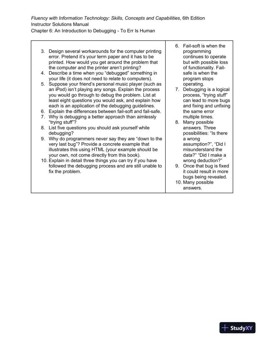 Solution Manual for Fluency With Information Technology, 6th Edition, page 23