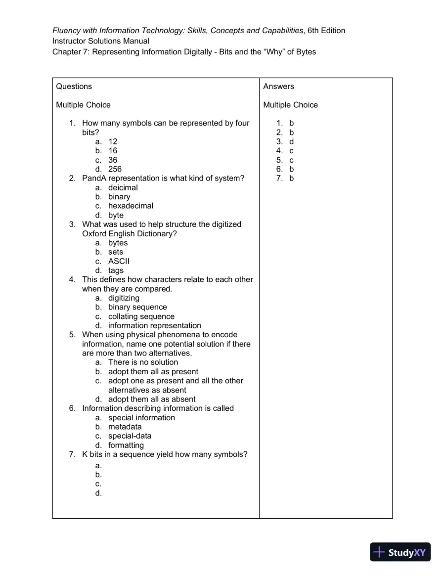 Solution Manual for Fluency With Information Technology, 6th Edition, page 24