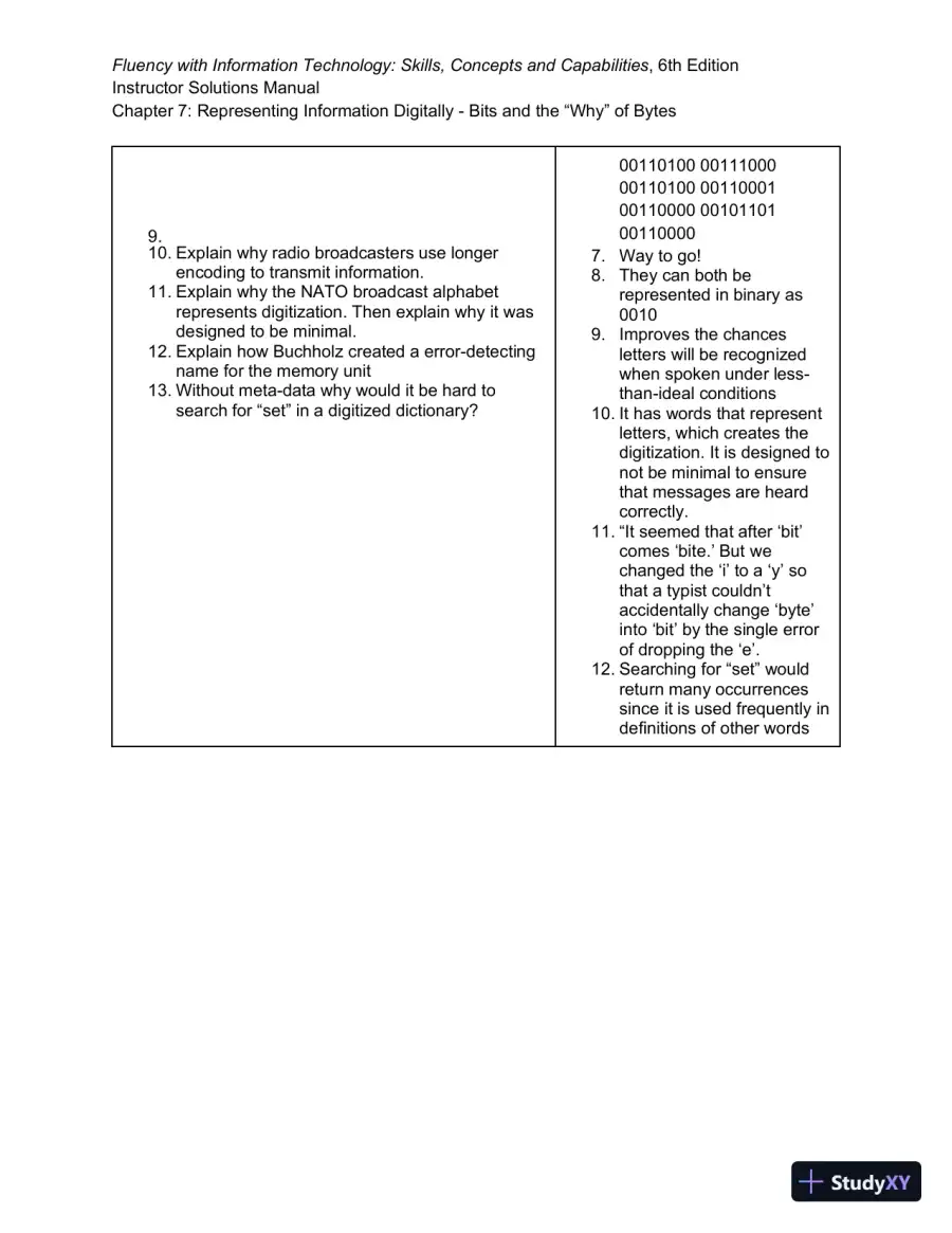 Solution Manual for Fluency With Information Technology, 6th Edition, page 26