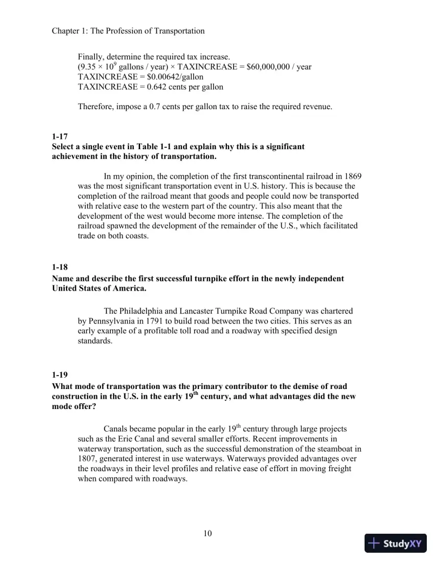 Solution Manual For Traffic And Highway Engineering, 5th Edition, page 13