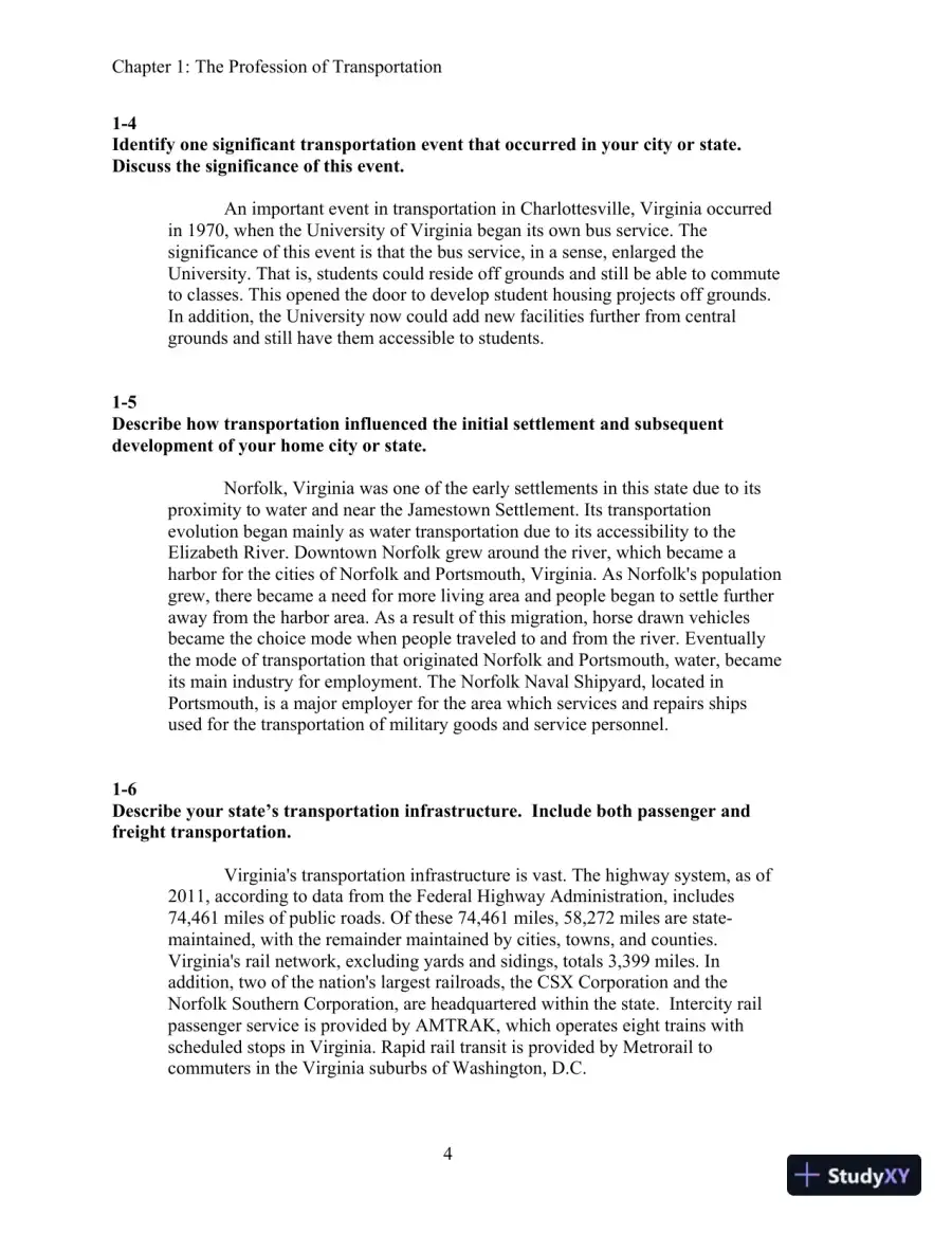Solution Manual For Traffic And Highway Engineering, 5th Edition, page 7
