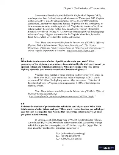 Solution Manual For Traffic And Highway Engineering, 5th Edition - Page 8 preview image