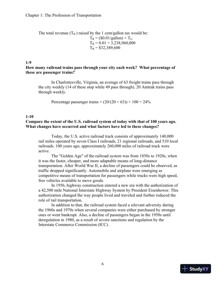 Solution Manual For Traffic And Highway Engineering, 5th Edition, page 9
