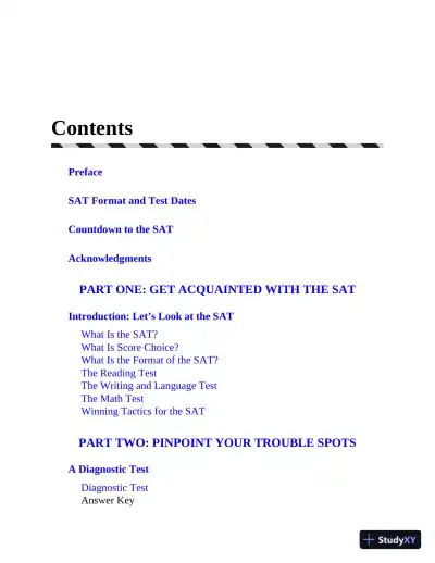 Barron's SAT Study Guide Premium, 2021-2022: 7 Practice Tests and Interactive Online Practice with Automated Scoring (2021) - Page 7 preview image