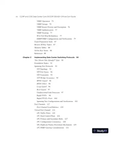 CCNP and CCIE Data Center Core DCCOR 350-601 Official Cert Guide (2023) - Page 16 preview image