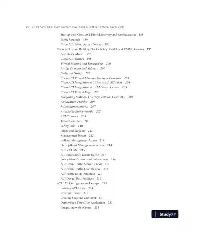 CCNP and CCIE Data Center Core DCCOR 350-601 Official Cert Guide (2023) - Page 18 preview image