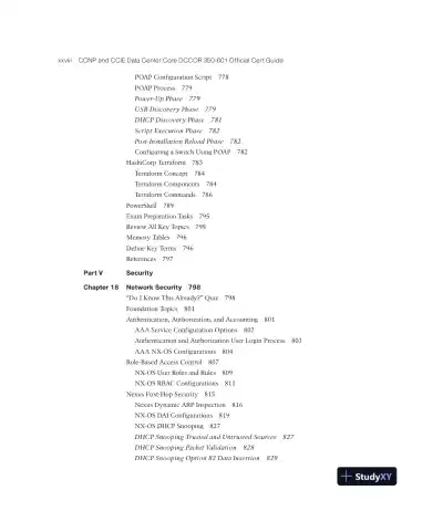 CCNP and CCIE Data Center Core DCCOR 350-601 Official Cert Guide (2023) - Page 30 preview image