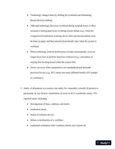 Class Notes For Understanding the Essentials of Critical Care Nursing, 2nd Edition - Page 8 preview image