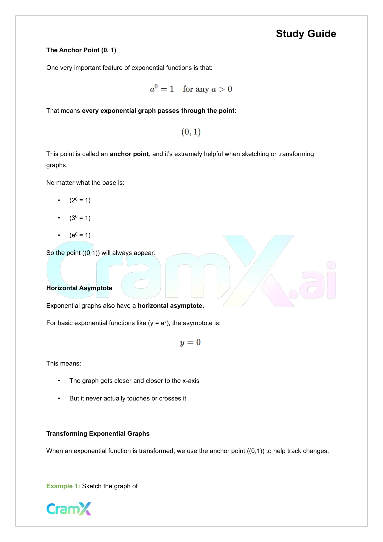 Precalculus - Exponential and Logarithmic Functions - Page 3 preview image