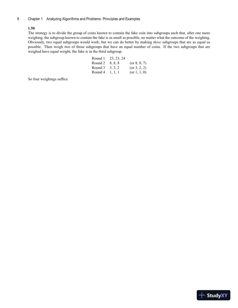 Solution Manual for Computer Algorithms: Introduction to Design and Analysis, 3rd Edition, page 15