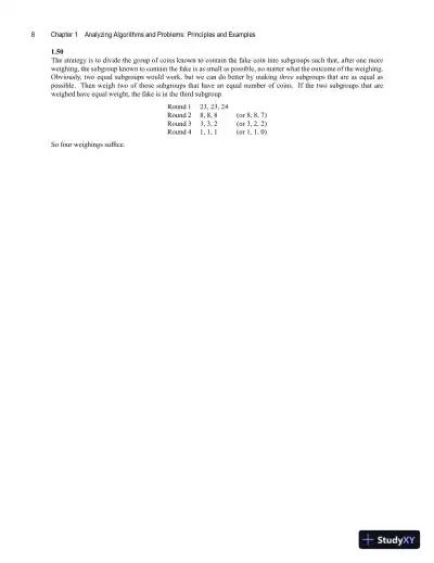Solution Manual for Computer Algorithms: Introduction to Design and Analysis, 3rd Edition - Page 15 preview image