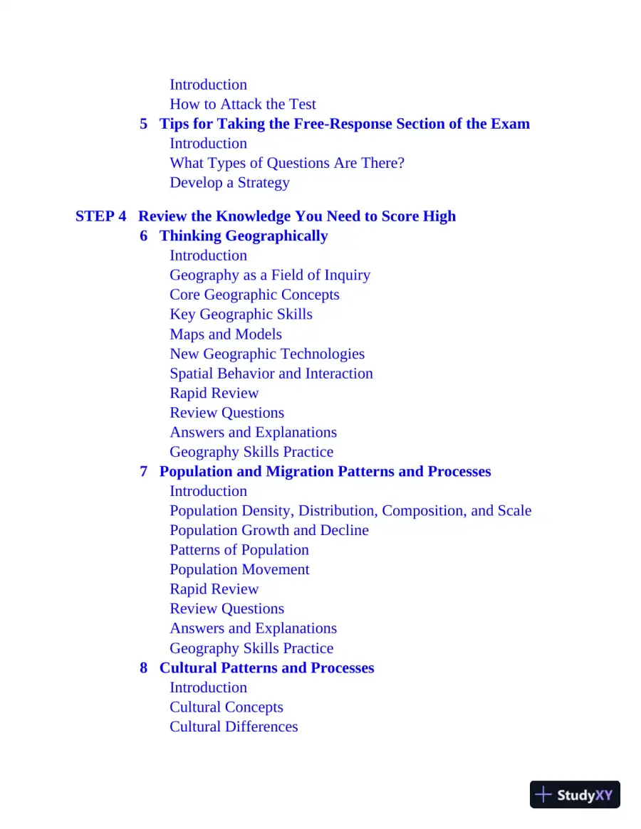 5 Steps to a 5: AP Human Geography 2024 (2024), page 12