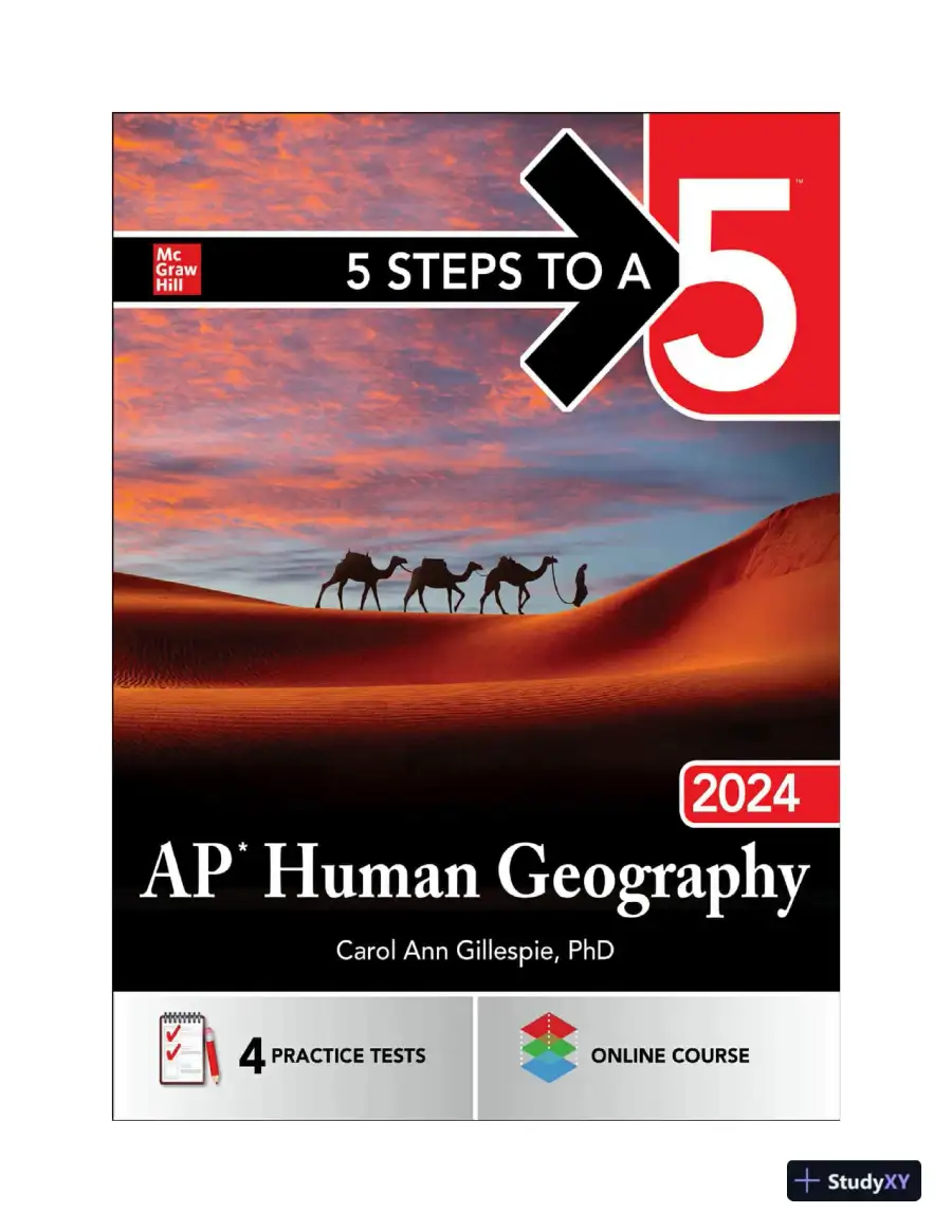 5 Steps to a 5: AP Human Geography 2024 (2024), page 3