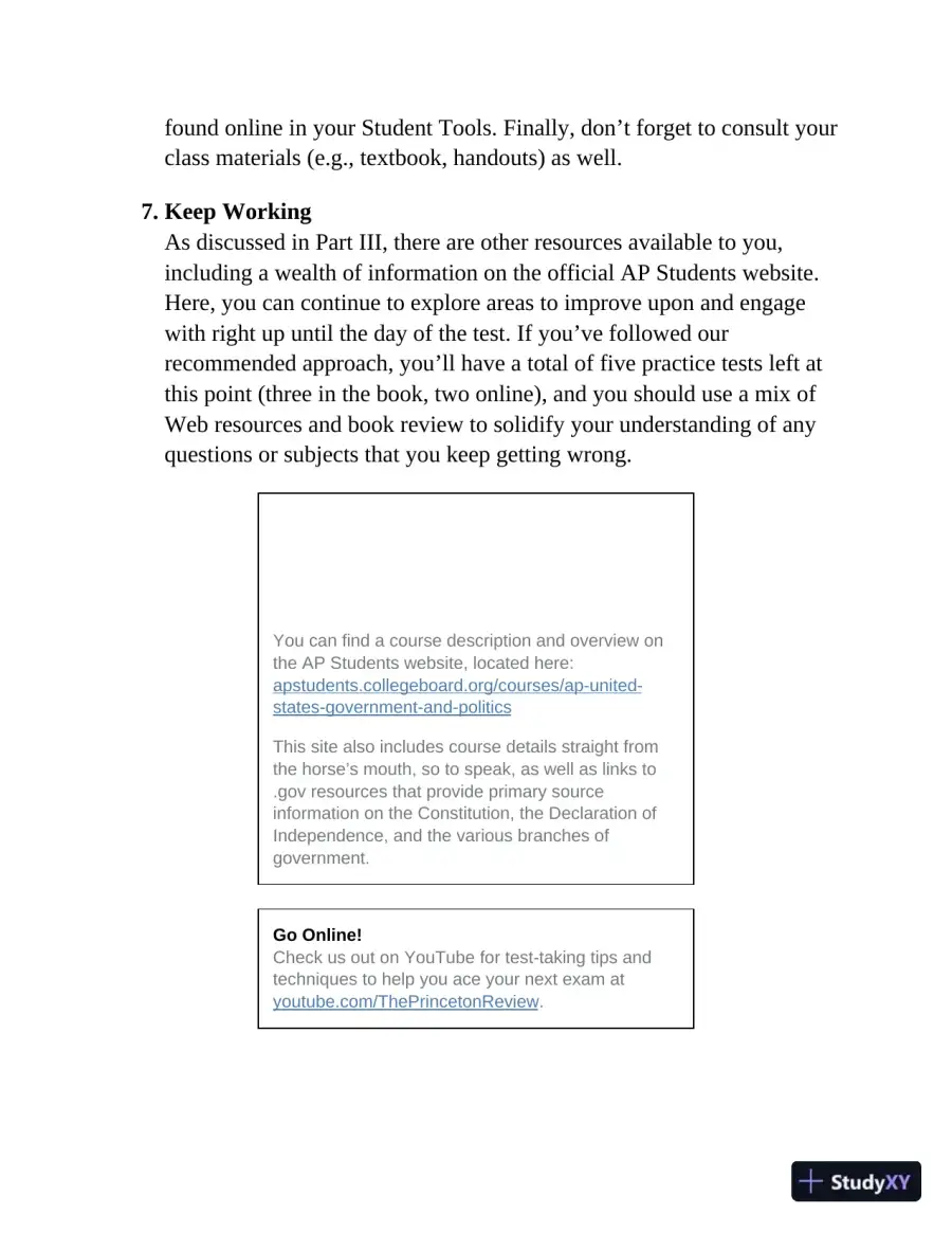 Princeton Review AP U.S. Government and Politics Premium Prep, 22nd Edition: 6 Practice Tests + Complete Content Review, Premium Edition (2023), page 28