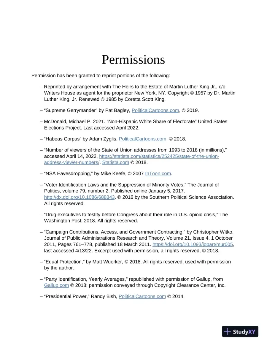 Princeton Review AP U.S. Government and Politics Premium Prep, 22nd Edition: 6 Practice Tests + Complete Content Review, Premium Edition (2023), page 7