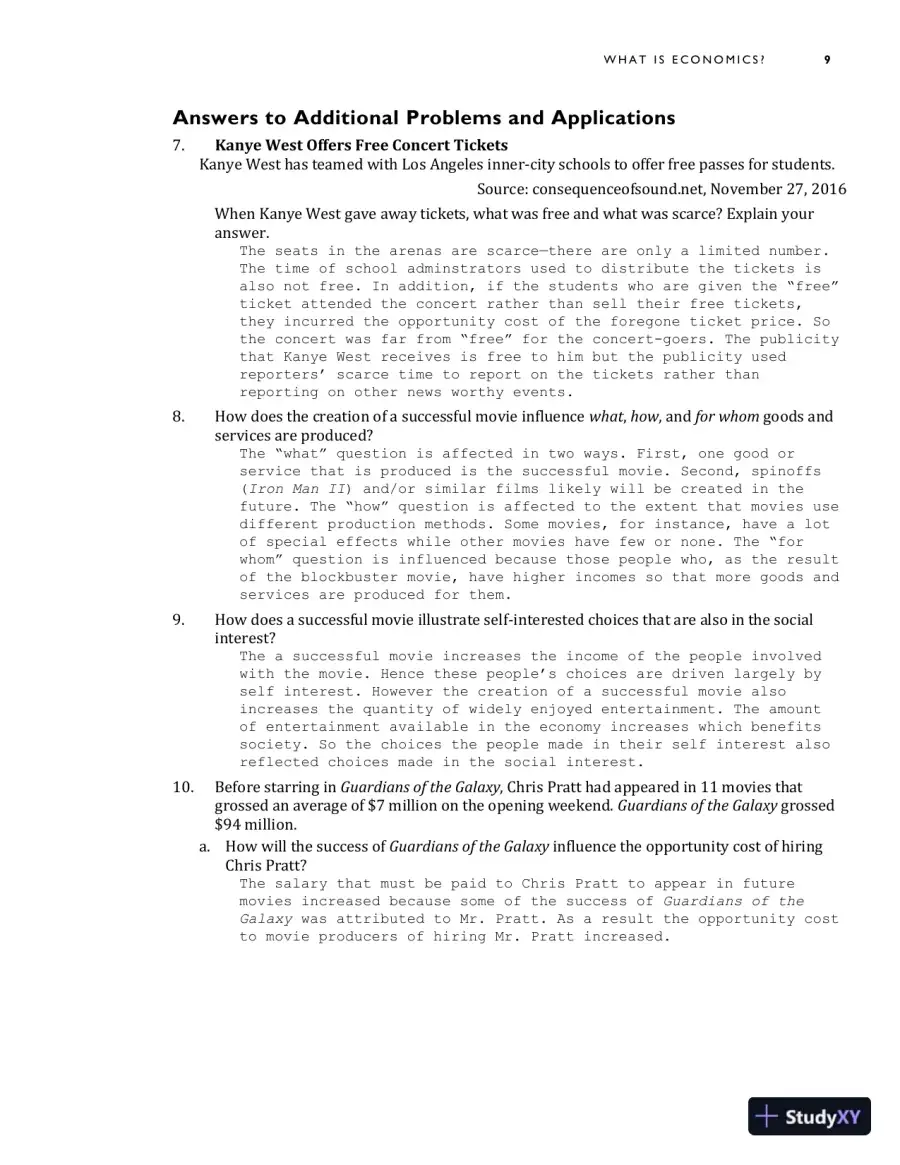Solution Manual for Economics, 13th Edition, page 12