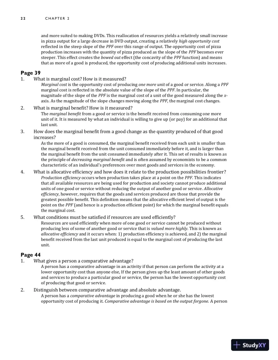 Solution Manual for Economics, 13th Edition, page 31