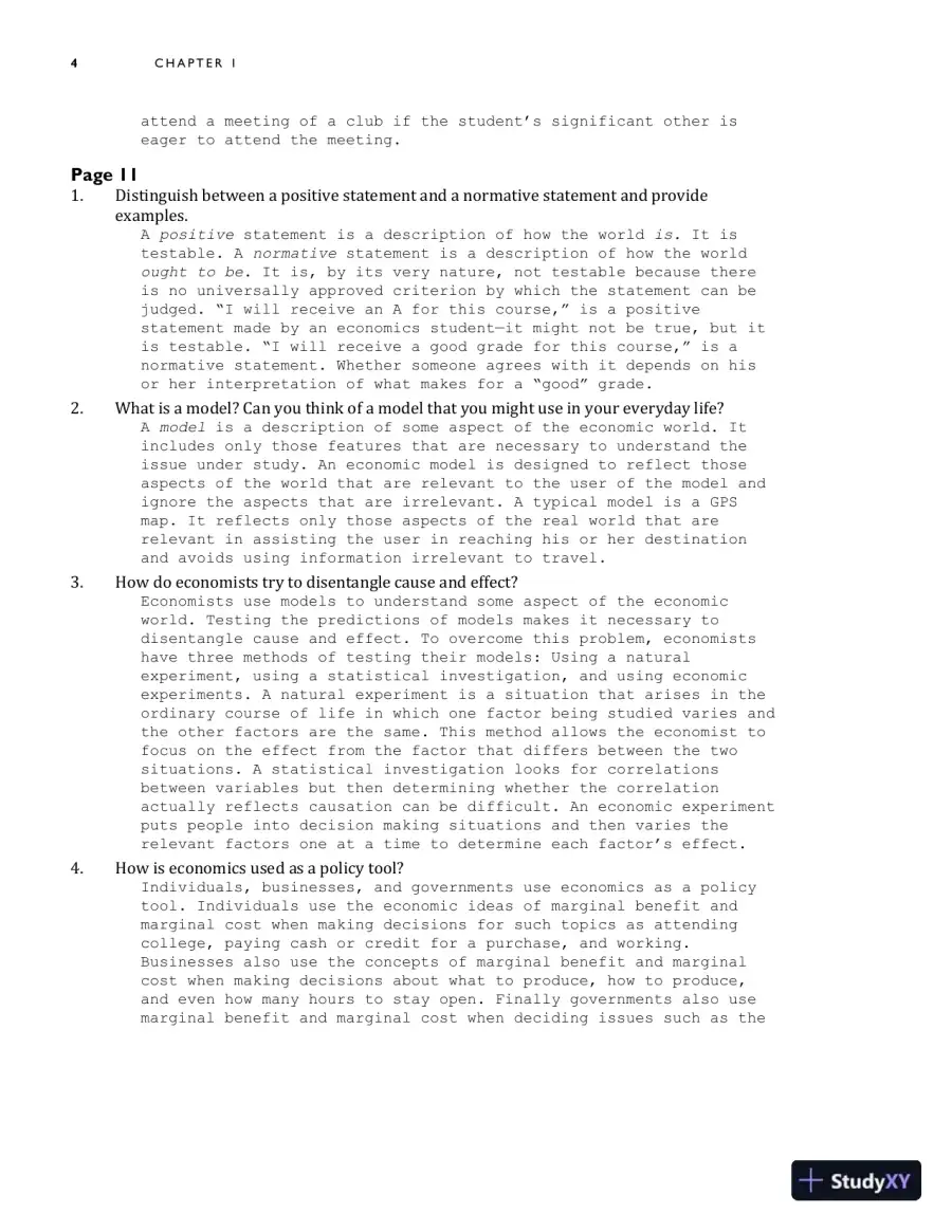 Solution Manual for Economics, 13th Edition, page 7