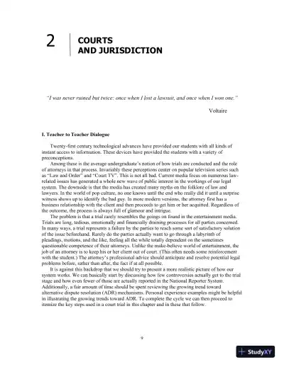 Class Notes for Business Law, 8th Edition - Page 10 preview image