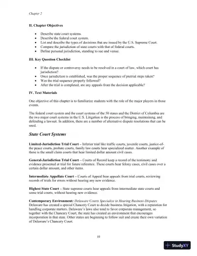 Class Notes for Business Law, 8th Edition - Page 11 preview image