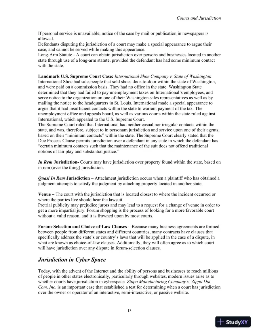 Class Notes for Business Law, 8th Edition, page 14