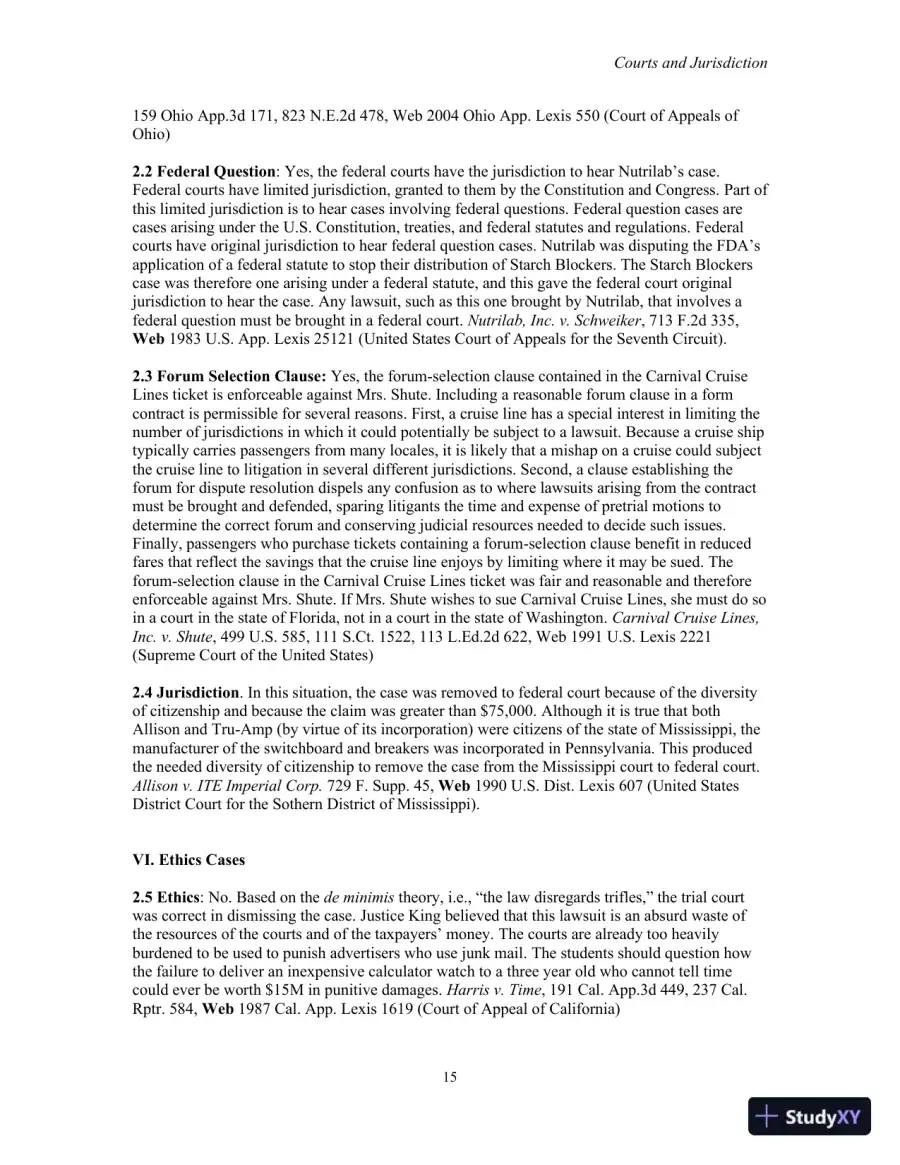 Class Notes for Business Law, 8th Edition, page 16