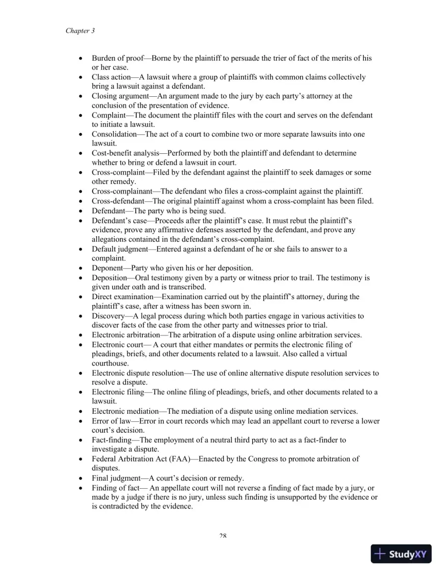 Class Notes for Business Law, 8th Edition, page 29