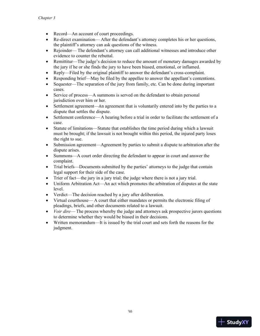 Class Notes for Business Law, 8th Edition, page 31
