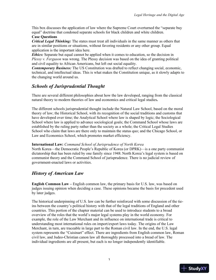 Class Notes for Business Law, 8th Edition, page 4