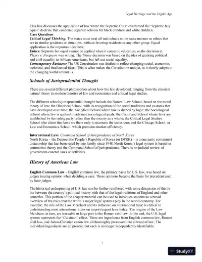 Class Notes for Business Law, 8th Edition - Page 4 preview image