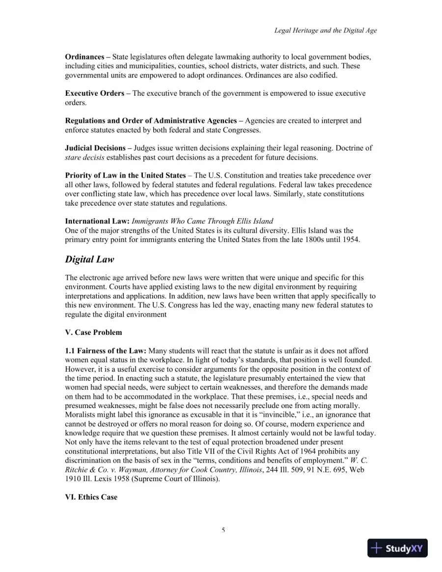 Class Notes for Business Law, 8th Edition, page 6